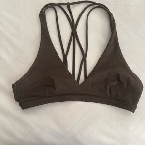 Lululemon Strappy Army Green Bralette